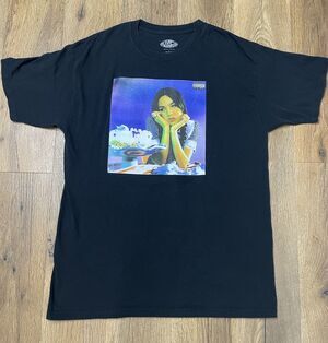 Olivia Rodrigo Sour T-Shirt Size L Black Graphic Print Music Album Promo